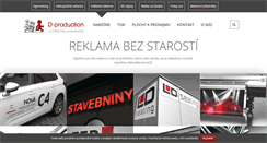 Desktop Screenshot of d-production.eu
